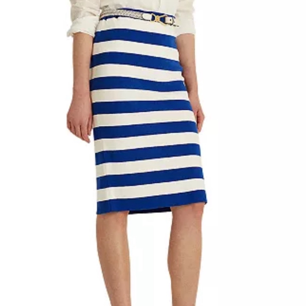 NWT RALPH LAUREN Striped skirt, large